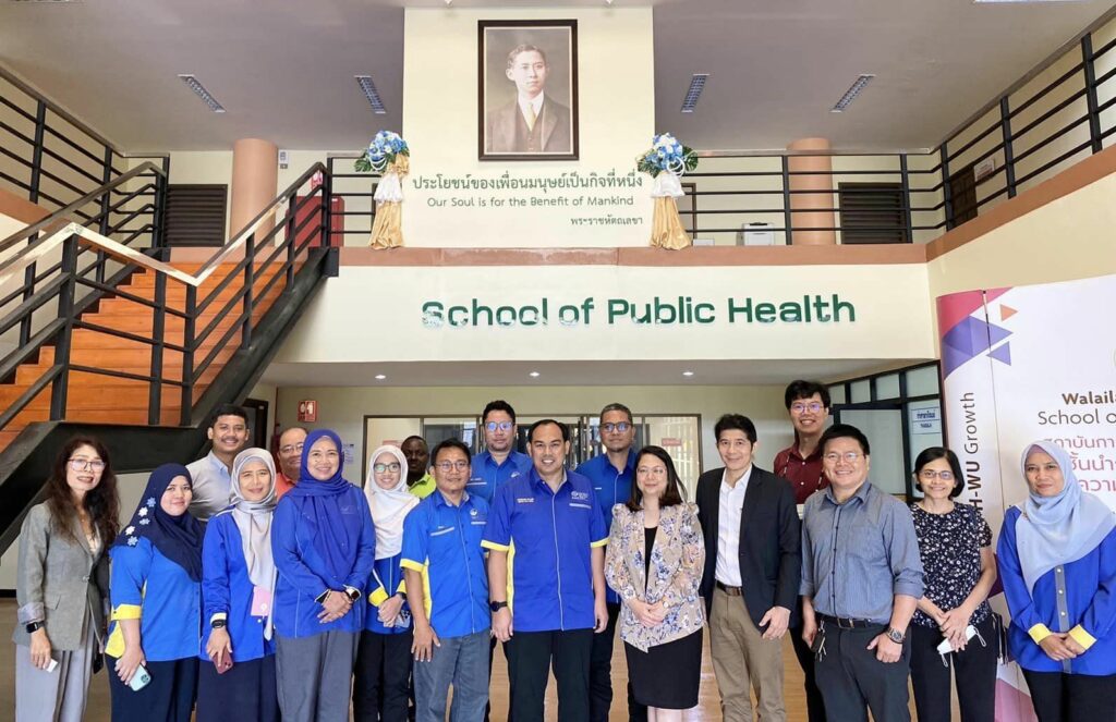 สำนักวิชาสาธารณสุขศาสตร์ให้การต้อนรับการมาเยือนของ Universiti Malaysia Perlis (UniMAP)