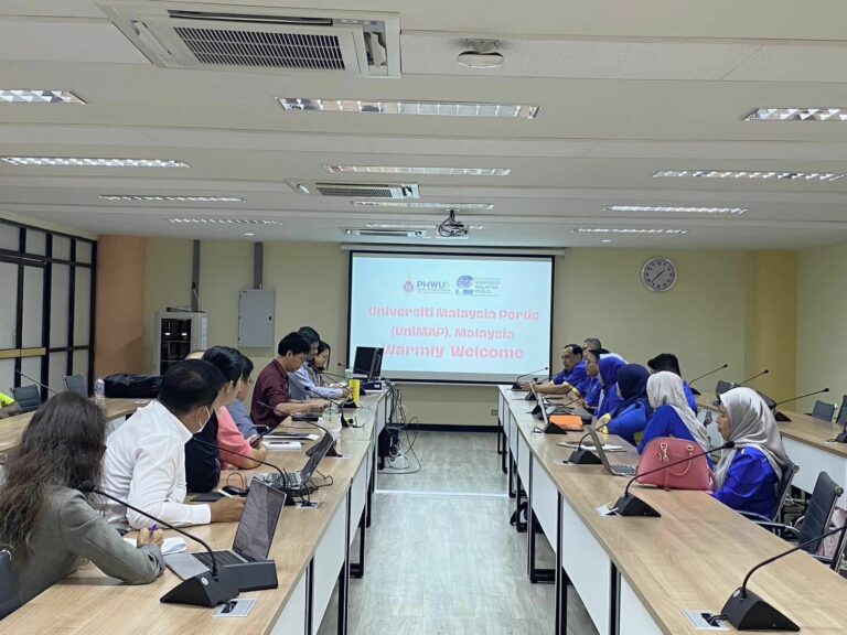 สำนักวิชาสาธารณสุขศาสตร์ให้การต้อนรับการมาเยือนของ Universiti Malaysia Perlis (UniMAP)