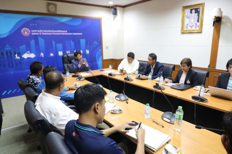 สำนักวิชาสาธารณสุขศาสตร์ ม.วลัยลักษณ์ ร่วมหารือแนวทางแก้ไขปัญหาขยะจังหวัดนครศรีธรรมราช