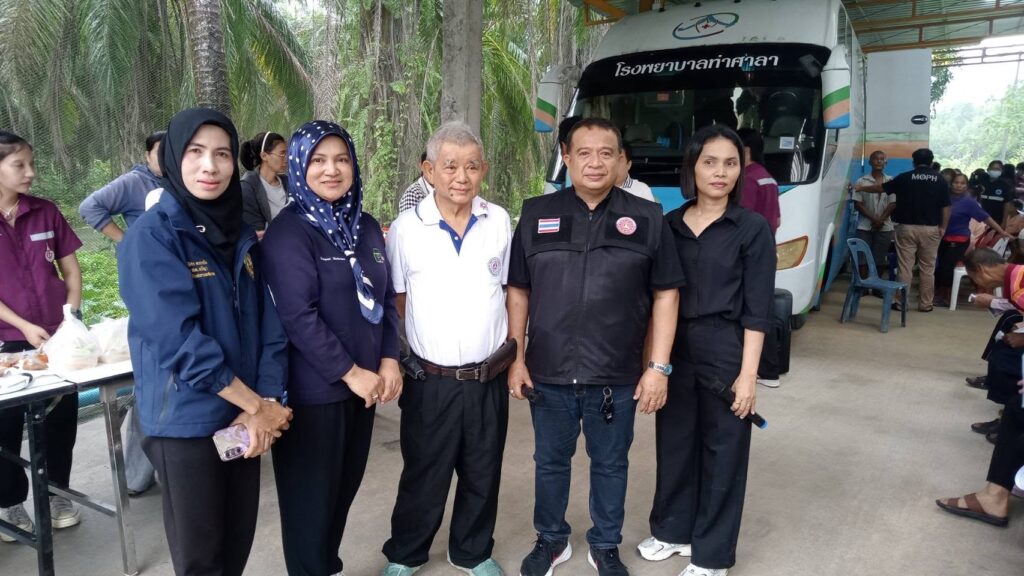 หลักสูตรอาชีวอนามัยและความปลอดภัย ลงพื้นที่บริการวิชาการแก่แรงงานและชุมชน อำเภอร่อนพิบูลย์